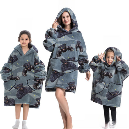 Fun Oversized hoodie blanket for Kids