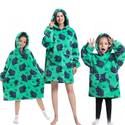 Fun Oversized hoodie blanket for Kids