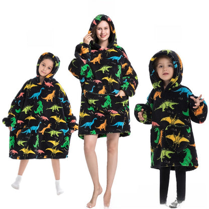 Fun Oversized hoodie blanket for Kids