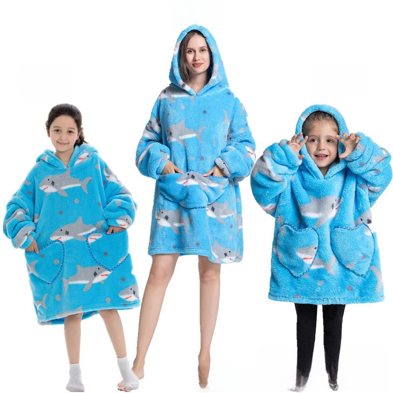 Fun Oversized hoodie blanket for Kids