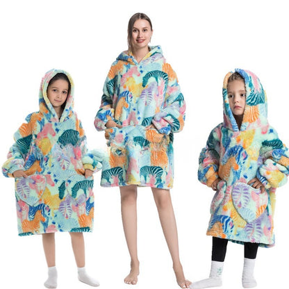 Fun Oversized hoodie blanket for Kids