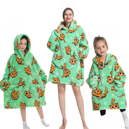 Fun Oversized hoodie blanket for Kids