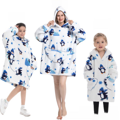 Fun Oversized hoodie blanket for Kids