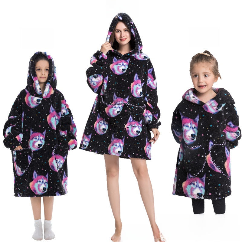 Fun Oversized hoodie blanket for Kids