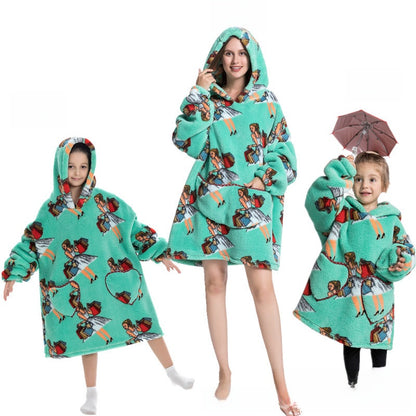 Fun Oversized hoodie blanket for Kids