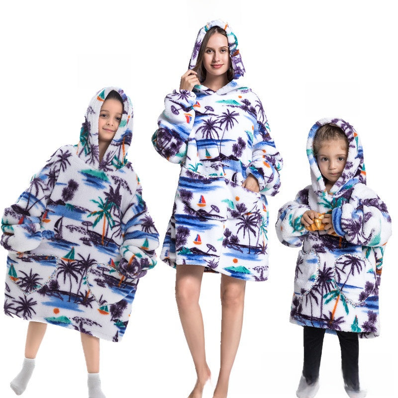 Fun Oversized hoodie blanket for Kids