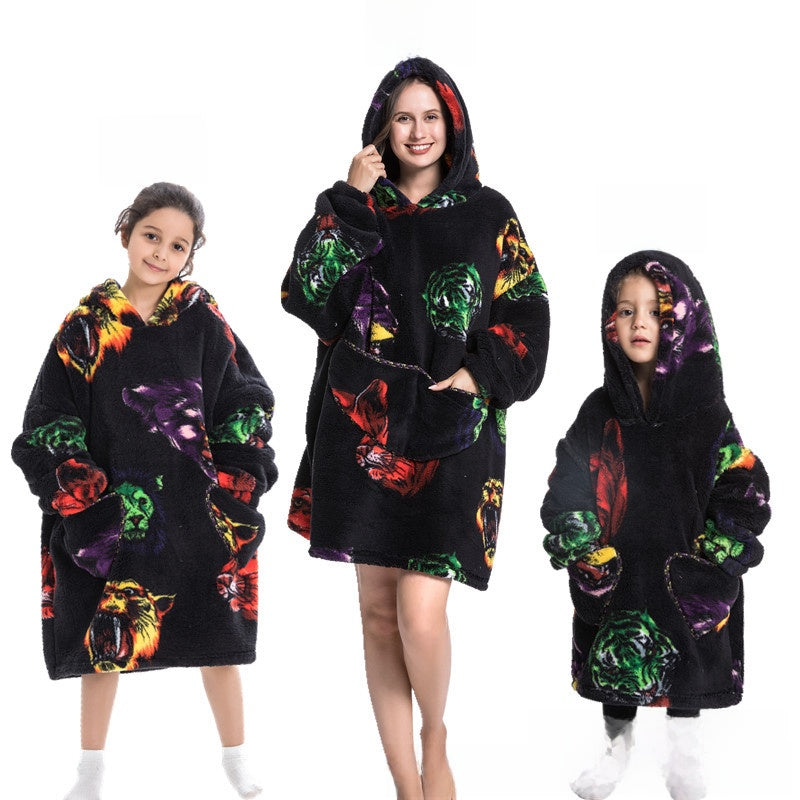 Fun Oversized hoodie blanket for Kids