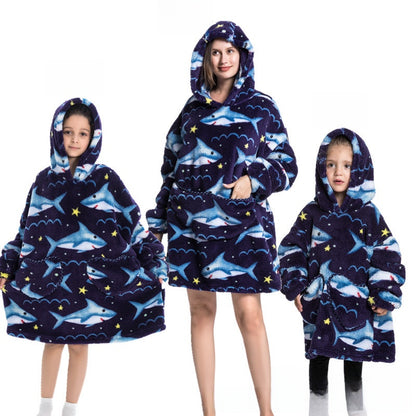 Fun Oversized hoodie blanket for Kids