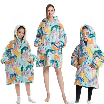 Fun Oversized hoodie blanket for Kids