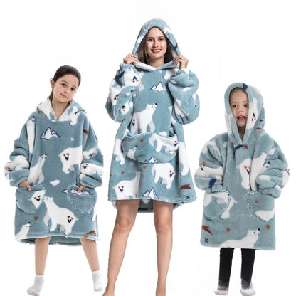 Fun Oversized hoodie blanket for Kids
