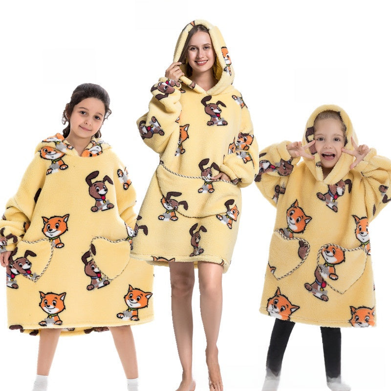 Fun Oversized hoodie blanket for Kids