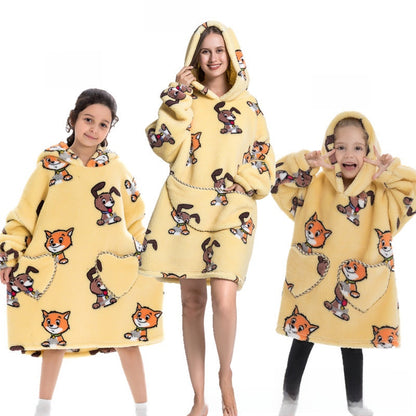 Fun Oversized hoodie blanket for Kids