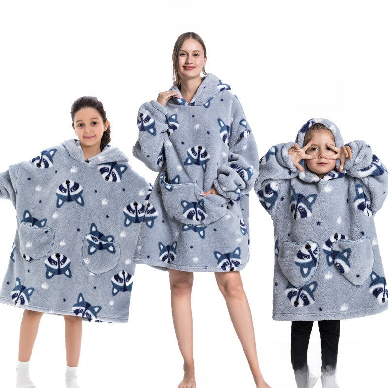 Fun Oversized hoodie blanket for Kids