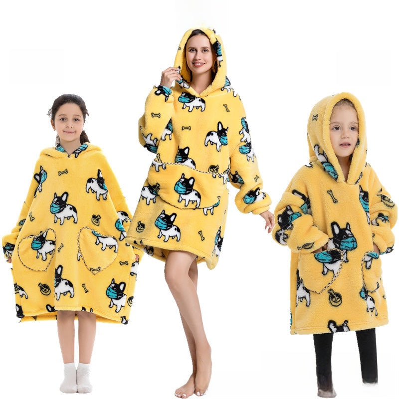 Fun Oversized hoodie blanket for Kids
