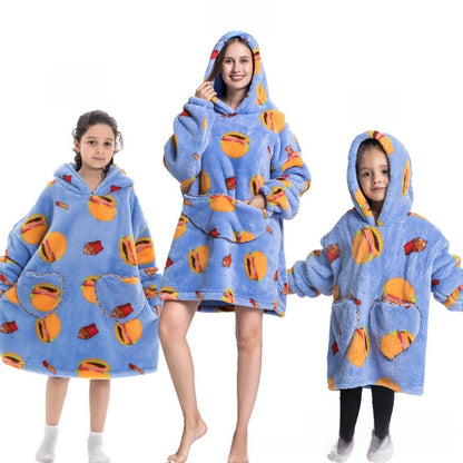 Fun Oversized hoodie blanket for Kids