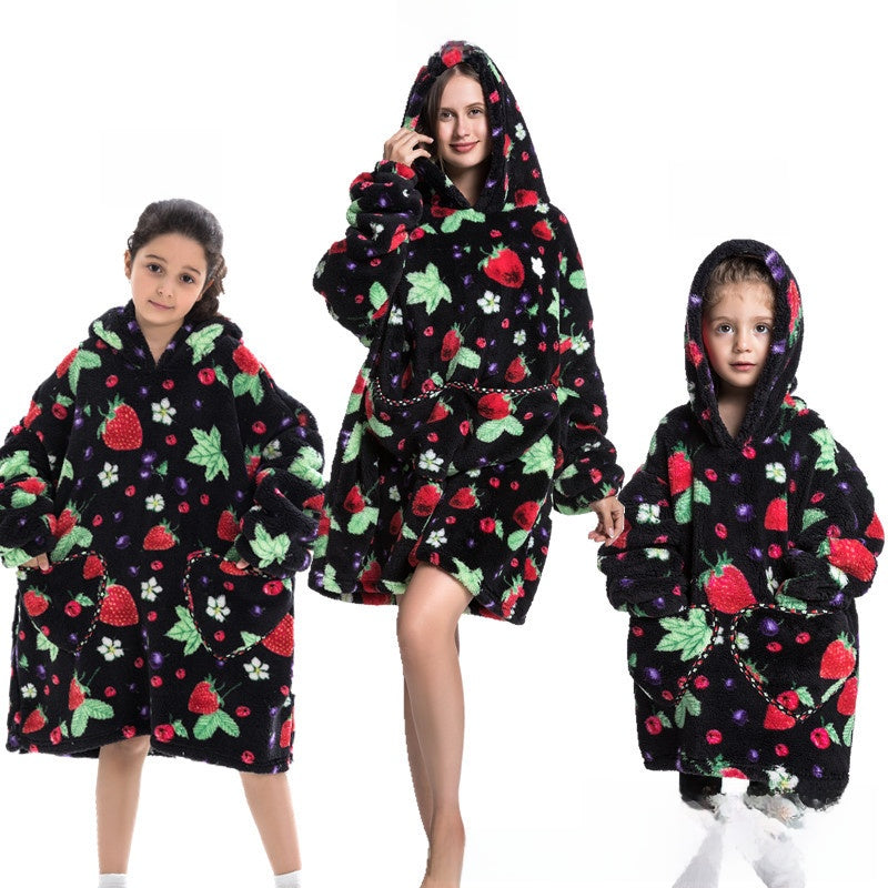 Fun Oversized hoodie blanket for Kids