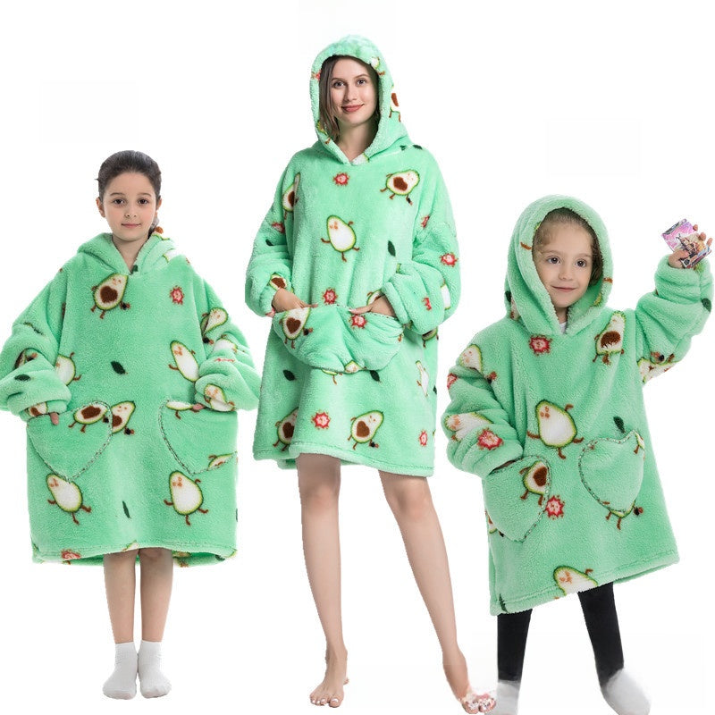 Fun Oversized hoodie blanket for Kids